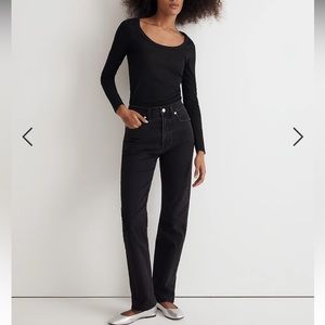 Madewell 90s Straight Jeans Black